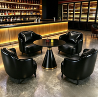 Ensemble de mobilier de bar en bambou pour usage commercial - Table et chaises de bar au design discret pour café, restaurant occidental, bistrot, salle à manger