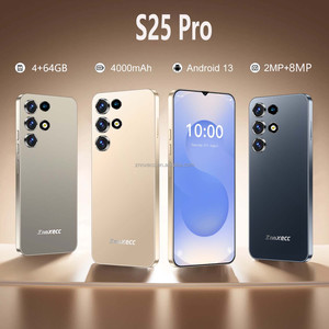 4 + 64GB ZNNXECC S25 Pro 3GグローバルバンドデュアルSIMスマートフォンAndroid + Google認定オリジナルメーカーHDスクリーンフランスドイツ - Product Image 2