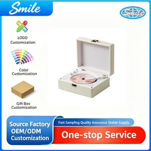 <span class=keywords><strong>Lecteur</strong></span> <span class=keywords><strong>CD</strong></span> rétro avec BT, cadeau musical vintage <span class=keywords><strong>pour</strong></span> les couples, <span class=keywords><strong>lecteur</strong></span> d'album de disques portable avec esthétique - Product Image 2