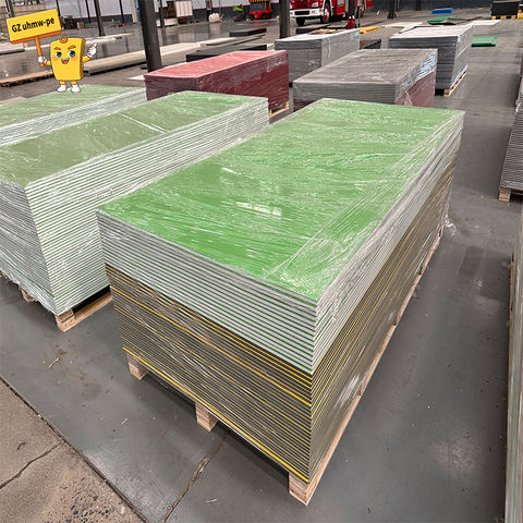 100% New Material 1220X2440mm Environmental Protection Texture Bio Color Plastic HDPE Board