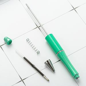 Großhandel kreative profession elle Verwendung DIY druckbare Kunststoff für Perlen Kugelschreiber niedlichen benutzer definierten Logo Werbe stift - Product Image 5