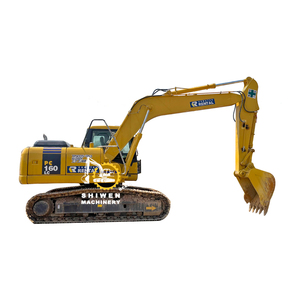 Haute qualité utilisé Komatsu PC160-7 hydraulique pelle sur chenilles japon marque composants-moteur moteur boîte de vitesses pompe hydraulique pour - Product Image 1