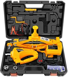 Atlifix Tire Repair DC 12V 3T Auto Electric ScissorJack And Wrench Gun Car Jack Tools Kit Quick Lift manual Supplier In China