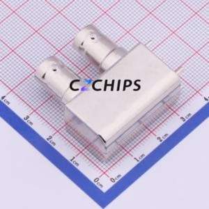 DOSIN-801-0266 RF Coaxial Connector Through hole Component (THT) Connector Board-to-Board Inner Hole 2 BNC - Product Image 2