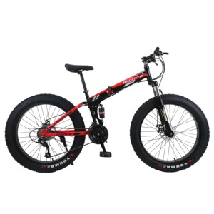 Vélo de montagne pour hommes avec suspension avant, roue en alliage d'aluminium de 26 pouces, pneu large de 2,125 pouces, pour la neige et la plage - Product Image 5