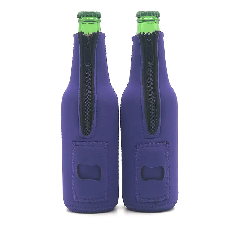 custom insulated 330 ml neoprene beer bottle sleeve cooler