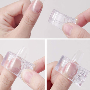 Clips de Extensión de Uñas de Cristal Ovalados de 30 mm, Moldes de Plástico para Uñas de Uso General - Product Image 2