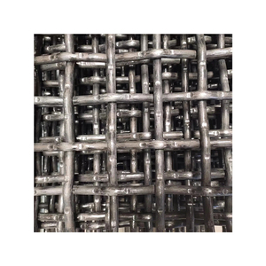 Độ bền kéo cao khai thác mỏ đá đá cát sàng máy nghiền rung màn hình lưới 65Mn 45 # mangan thép dệt crimped dây lưới - Product Image 2