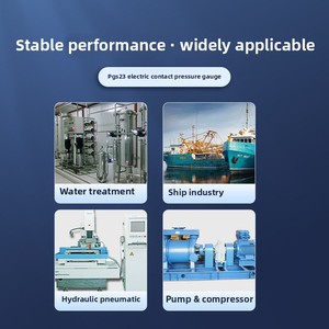 스테인레스 스틸 케이스 가스 액체 응용 <span class=keywords><strong>Wika</strong></span> PGS23 시리즈 전기 접촉 압력 게이지 - Product Image 5