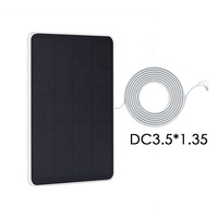 Panel Solar Popular de 4w 5v con Cable de Carga USB de 3m para Carga Súper Rápida, Cargador de Panel Solar para Cámara de Seguridad