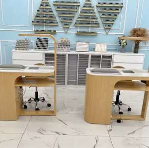 Modern Ins Stainless Steel Salon Furniture Single Manicure <b>Table</b> with Marble Top <b>Nail</b> Lamp Eco-Friendly Durable for <b>Nail</b> Bar Use - Product Image 2
