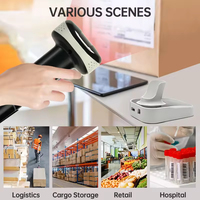 Bide 1D y 2D Qr Code Barcode Scanners Inventory Gun Wireless Bluetooth Scan Price Lector de código de barras Usb Wired Scanning Gun