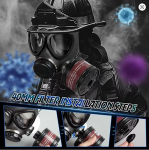 Masque à gaz intégral 6800, vente directe usine, masque chimique intégral 6800, kits respiratoires 6800, masque facial complet 6800 - Product Image 6