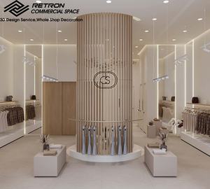 Nuevo diseño de exhibición de ropa Diseño de exhibición de estante de exhibición de ropa ajustable - Product Image 5