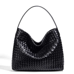 Women's fashionable large capacity casual shoulder bag, women's woven <b>handbag</b> - Product Image 5