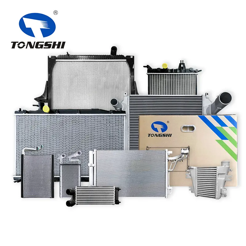 TONGSHI fabrika oto radyatör kondenser isıtıcı Intercooler yağ soğutucu AUDI BMW FORD TOYOTA NISSAN VW vb için
