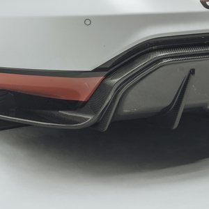 Accessoires automobiles E-TRON GT, séparateur de pare-chocs arrière pour <span class=keywords><strong>Audi</strong></span> E-TRON GT 2020-2024, diffuseur arrière en carbone sec - Product Image 6