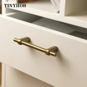 Antique Bronze Solid Brass Cabinet Handle and Knob Drawer Knobs T Bar Bedroom Kitchen Cupboard Hardware / Drawer Handles C-5768