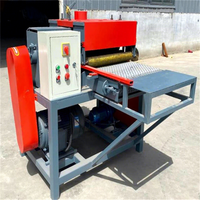Scie à lames multiples légère et compacte à haute efficacité pour le travail du bois, idéale pour les petites ateliers et la transformation du bois destiné à la fabrication de meubles.