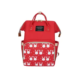 새로운 디자인 패션 미라 기저귀 가방 여러 기능 미라 출산 가방 캐주얼 아기 기저귀 가방 여행 배낭