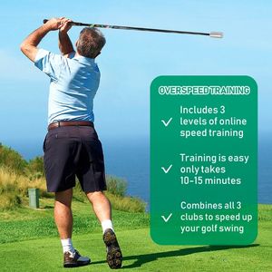 Système d'entraînement de golf SuperSpeed USA Mairun Modèle USA 823, utilisé par Padraig Harrington pour une vitesse de swing rapide, amélioration de 20 yards - Product Image 4