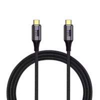 Cable USB4 Tipo C a USB-C PD 100W 5A, Carga Rápida, Salida de Video 8K 60Hz, Compatible con Thunderbolt 4/3
