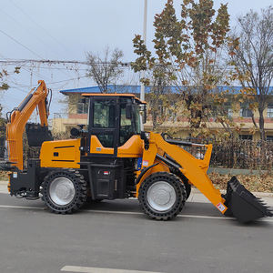 جرار جرافة جرافة مستعملة 4x4 جرافة ورافعة تحميل مع مسار retroccavadora جرافة صغيرة - Product Image 5