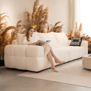 <span class=keywords><strong>Canapé</strong></span> sectionnel en chenille, style vintage crème, moderne et minimaliste, pour salon, en tissu vert foncé, idéal pour appartement - Product Image 6