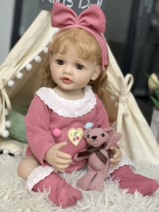 Muñecas Bebé de Silicona DIY de 55cm con Control Remoto, Modelo de Gato, Novia Llorando, con Ropa Intercambiable, Juguete de Muñeca - Product Image 6