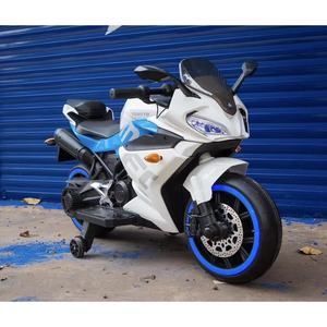 Moto électrique TOMOTO pour enfants de 3 à 10 ans, jouet à piles rechargeable, design bleu et blanc - Product Image 2