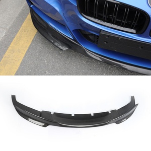 Spoiler avant en fibre de carbone style V, séparateur d'aile, lèvre de pare-chocs pour pare-chocs BMW F30 M Tech - Product Image 1