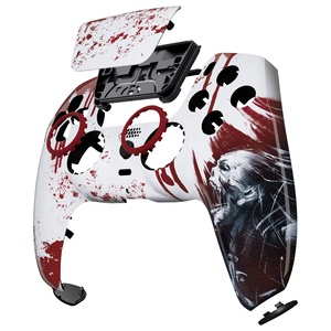 EXtremeRate Luna - Carcasa Frontal Personalizada DIY Rediseñada con Reemplazo de Panel Táctil para el Control de PS5 - Product Image 1