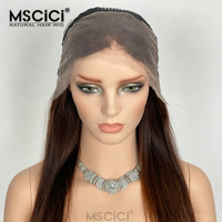 Peluca de Cabello Humano Virgen Brasileño Liso Marrón con Encaje Transparente HD 13x4, Pre-Desplumada, Venta al por Mayor de Fábrica, Peluca 100% Cabello Humano