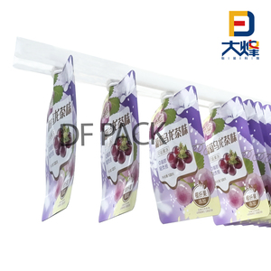 Bolsa <span class=keywords><strong>de</strong></span> plástico personalizada al por mayor para envasado <span class=keywords><strong>de</strong></span> bebidas y jugos, con boquilla y riel guía - Product Image 5