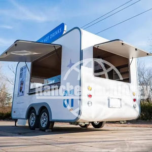 Trending Mobile Food Van Bbq Food Trailer for Sale Usa Mobile Coffee Cart Trailer Luxury Pizza Street Burger Food <b>Truck</b> - Product Image 1