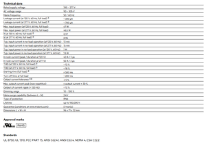 Tridonics Durable 28002263 1.4A 0-10V IP67 Sortie 14-28V 40W Led Alimentation - Product Image 4