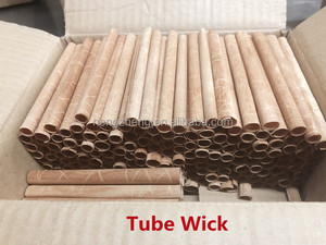 Mèches de bougies en bois avec bases métalliques pour la fabrication artisanale de bougies - Product Image 5