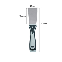 Couteau à mastic en acier inoxydable de qualité industrielle Outil de peinture pour décoration murale Pelle à plâtre de construction Spatule de remplissage Grattoir à mastic