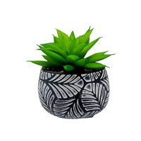 Cache-pot créatif moderne en ciment pour plantes succulentes, décoration d'intérieur, pots en céramique pour plantation de jardin, jardinière personnalisable