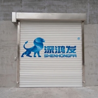 Porte de garage en aluminium imperméable de haute qualité, résistante à la corrosion, portes de garage automatiques à enroulement pour les maisons