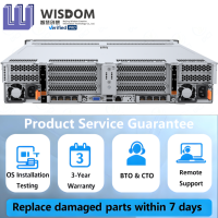 Serveur en rack Lenovo ThinkSystem SR650 V4 2U DDR5 Xeon GPU IA Apprentissage profond NVMe SATA SAS Baies Système informatique Stockage
