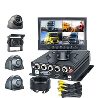 CCENTEN 7 pouces 4CH MDVR GPS enregistreur vidéo moniteur d'affichage de voiture caméra de recul pour camion véhicule Bus scolaire