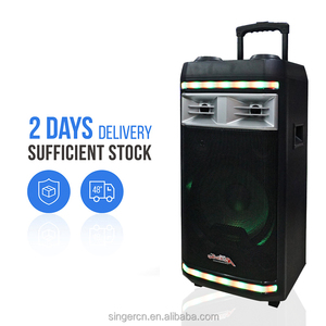 Loa kéo di động Avcrowns CH-126 chất lượng cao 12 inch, âm trầm mạnh mẽ, dùng pin <span class=keywords><strong>12V</strong></span>, kèm 2 micro không dây - Product Image 3