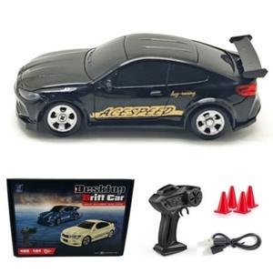Voitures de drift RC miniatures FQD23/25, 15 km/h, modèle de course 4x4 à l'échelle 1:64, télécommande 2,4 GHz, éclairage, câble USB, jouets de table en métal, prêts à l'emploi - Product Image 2