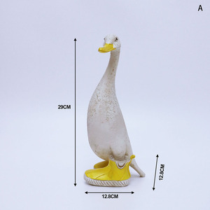 All'ingrosso animale figurine Creative anatra statua del fumetto tema costiero arte <span class=keywords><strong>oggetti</strong></span> decorativi per balcone ornamento in resina - Product Image 6