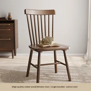 Hiện đại rắn gỗ Ghế ăn nhà ăn Bàn Ghế Nhà Hàng tựa lưng nghiên cứu thương mại có thể điều chỉnh <span class=keywords><strong>Windsor</strong></span> ghế - Product Image 6