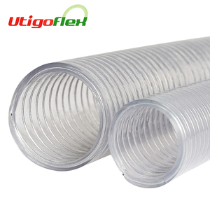 Grado de comida Manguera de alambre de acero de superficie lisa de PVC <span class=keywords><strong>Conducto</strong></span> <span class=keywords><strong>flexible</strong></span> de alambre de acero PVC Succión de PVC - Product Image 2
