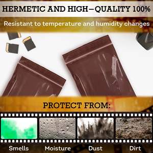 Bolsas de Almacenamiento con Cierre Azul, 4 x 6 Pulgadas, 3 Milésimas de Grosor, Resistentes al Agua, Reutilizables, de Plástico, para Organización del Hogar - Product Image 4