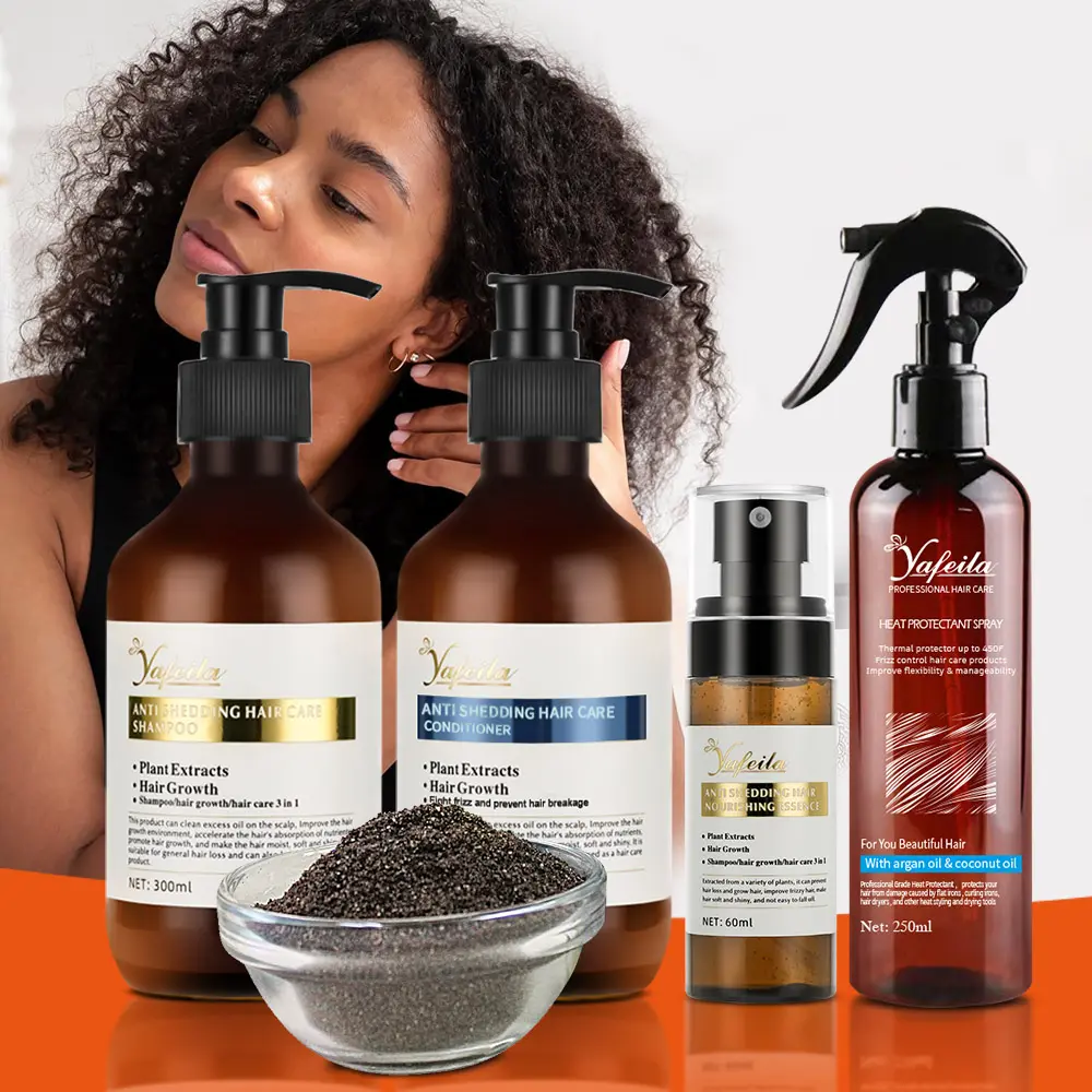 Natuurlijke Private Label Chebe Olijfolie Krullend Haarverzorgingsproducten Fabrikanten Voor Afro Zwarte Vrouwen