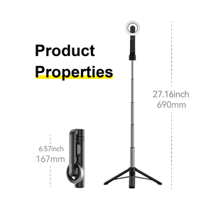 Telesin - Soporte Flexible para Teléfono Móvil con Trípode y Palo Selfie para Transmisión en Vivo, Trípode Flexible de 360 Grados - Product Image 5